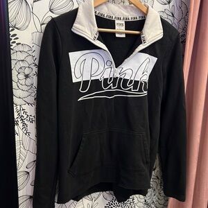 Black & White 1/2 Zip